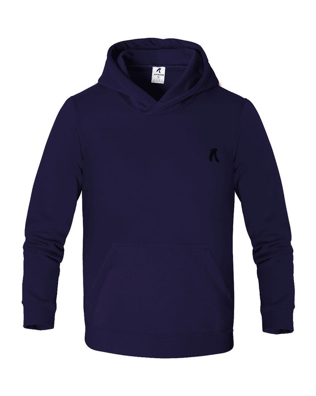Buzo tipo hoodie para hombre esencial azul oscuro