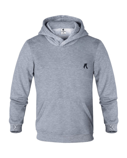 Buzo tipo hoodie para hombre esencial gris claro