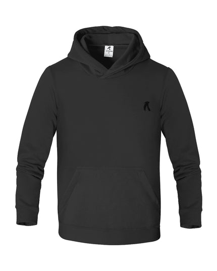 Buzo tipo hoodie para hombre esencial gris oscuro