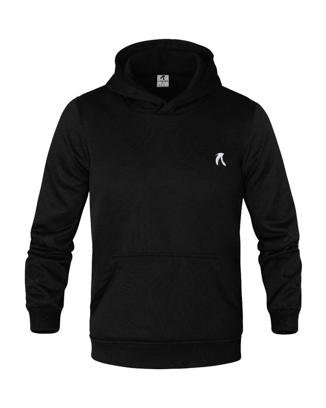 Buzo tipo hoodie para hombre esencial negro
