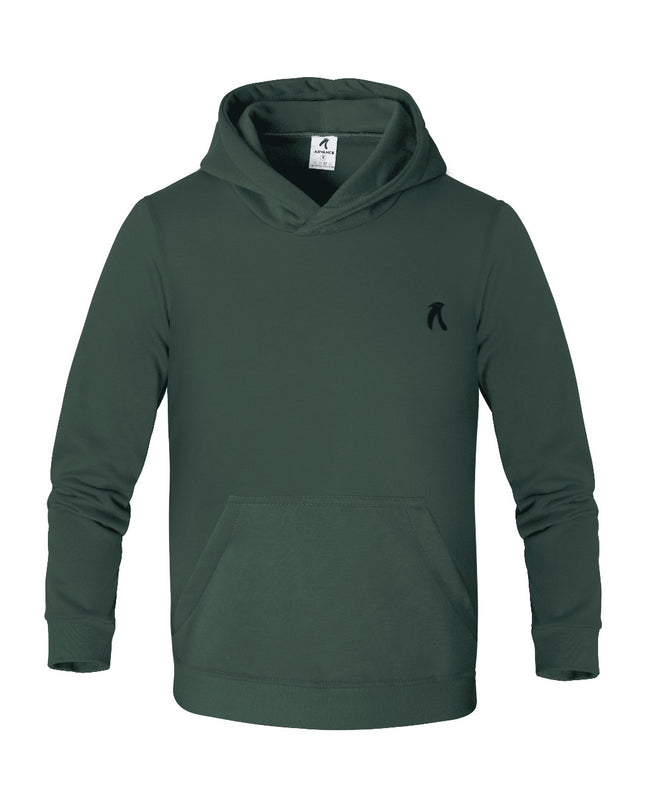 Buzo tipo hoodie para hombre esencial verde militar