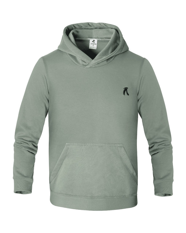 Buzo tipo hoodie para hombre esencial verde oliva