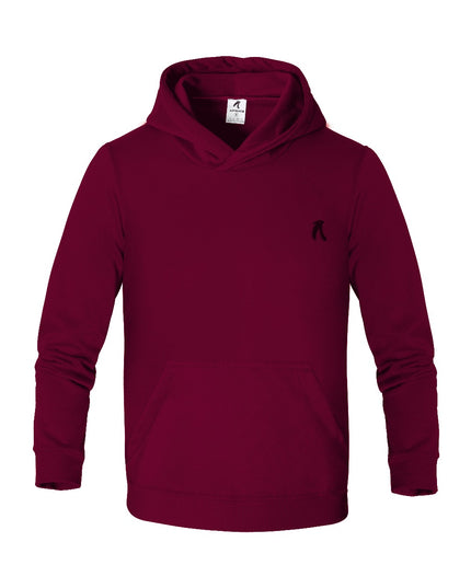 Buzo tipo hoodie para hombre esencial vinotinto