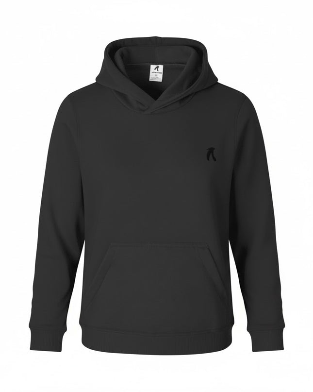 Buzo tipo hoodie para mujer esencial gris oscuro