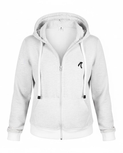 Chaqueta con capucha para mujer blanco esencial