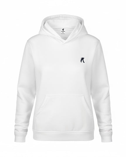 Buzo tipo hoodie para mujer esencial blanco