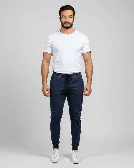 Jogger Hombre Esencial Azul Oscuro