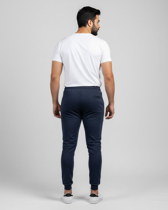 Jogger Hombre Esencial Azul Oscuro