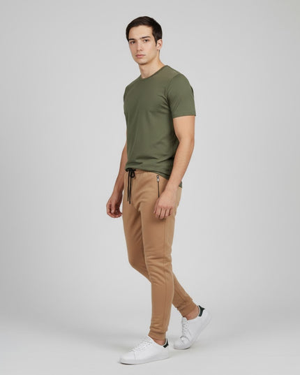 Jogger Hombre Esencial Camel