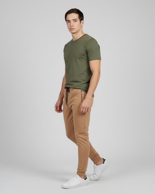 Jogger Hombre Esencial Camel