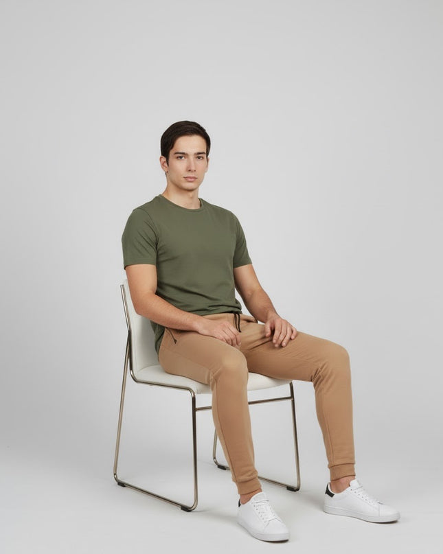 Jogger Hombre Esencial Camel