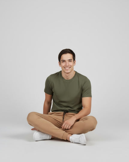 Jogger Hombre Esencial Camel