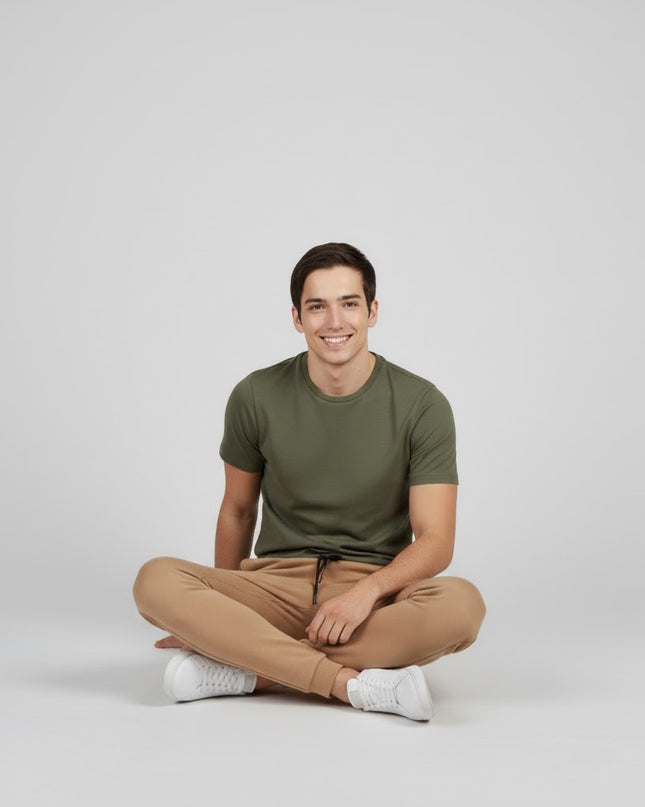 Jogger Hombre Esencial Camel