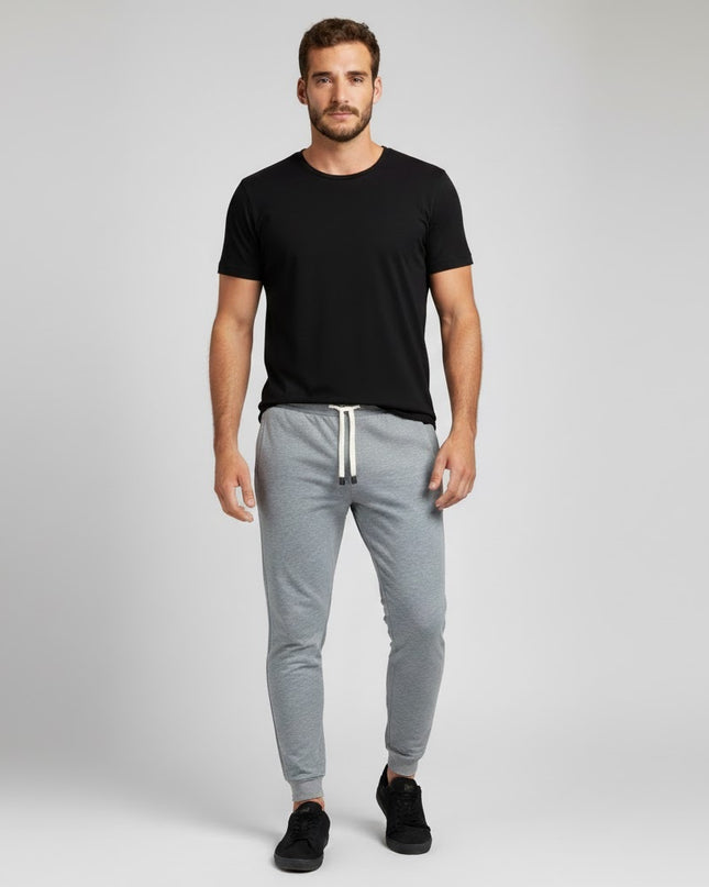 Jogger Hombre Esencial Gris Claro