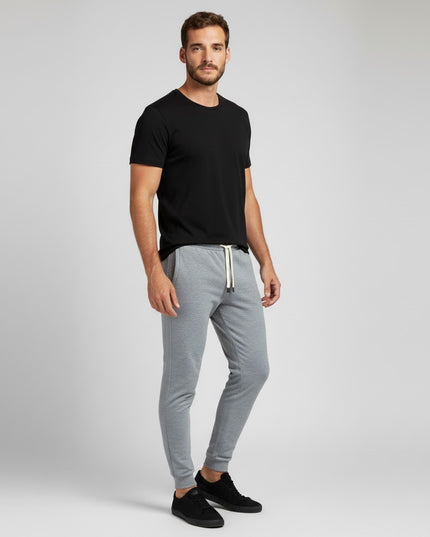 Jogger Hombre Esencial Gris Claro