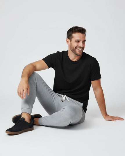 Jogger Hombre Esencial Gris Claro