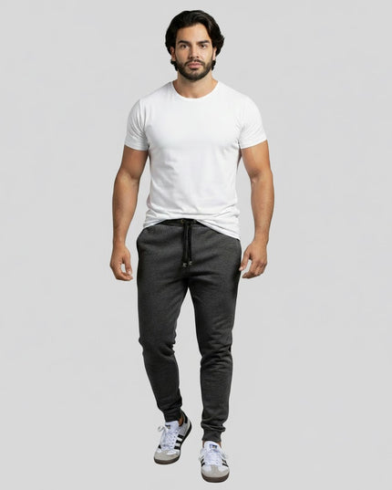 Jogger Hombre Esencial Gris Oscuro