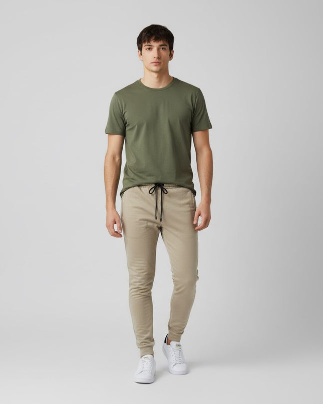 Jogger Hombre Esencial Marfil