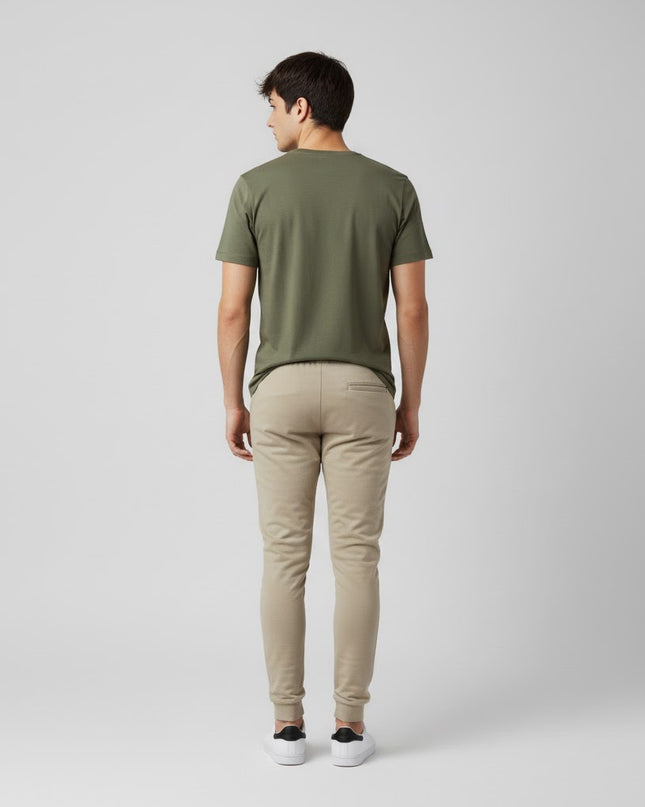 Jogger Hombre Esencial Marfil