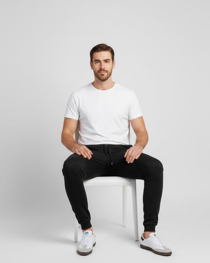 Jogger Hombre Negro Esencial