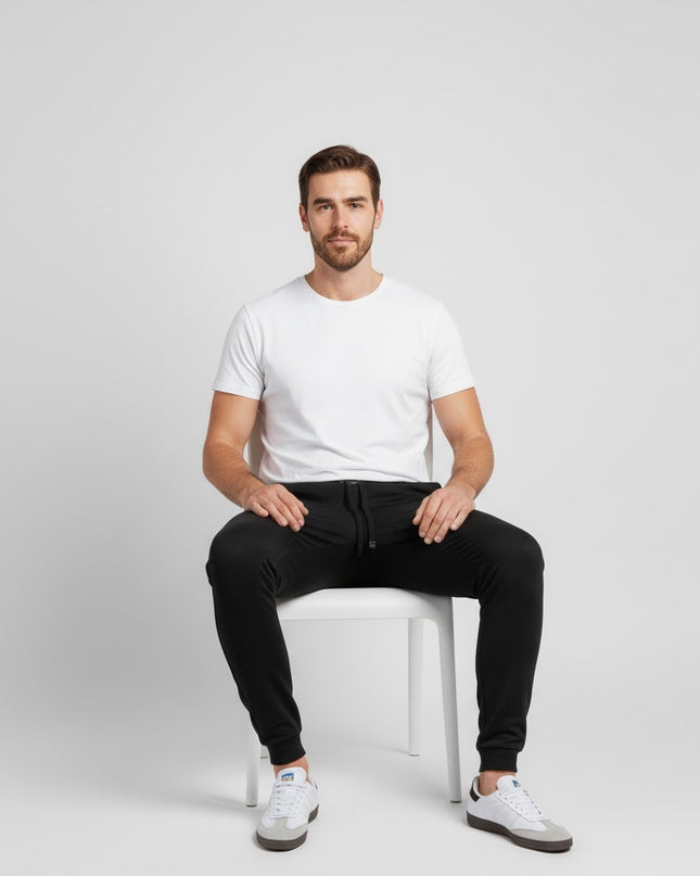 Jogger Hombre Negro Esencial