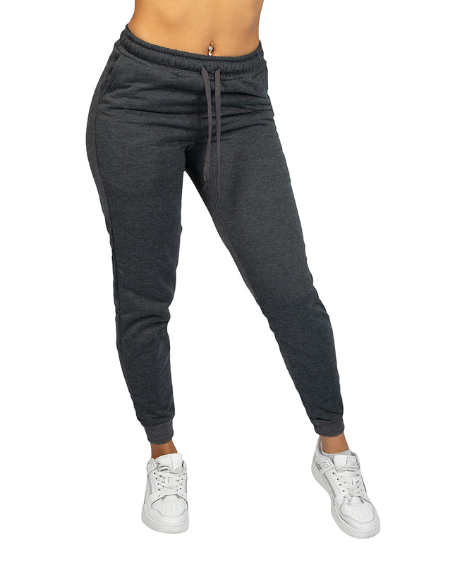 Jogger Mujer Esencial Gris Oscuro