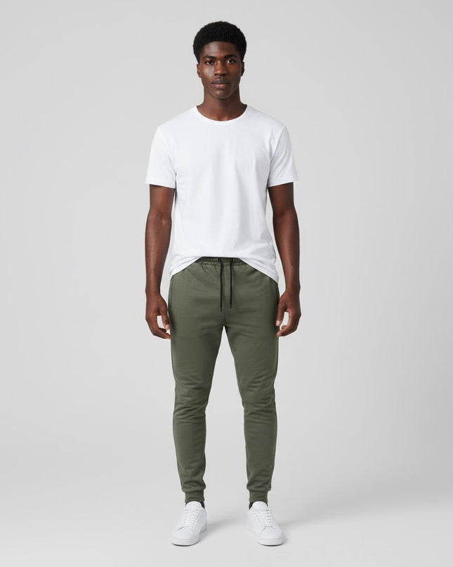 Jogger Hombre Esencial Verde Oliva