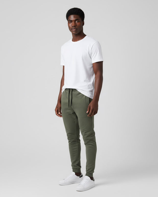 Jogger Hombre Esencial Verde Oliva