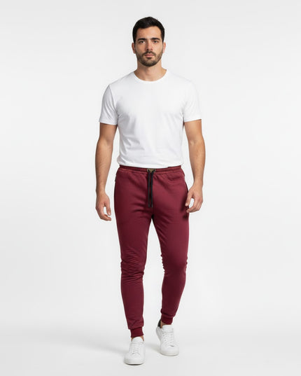Jogger Hombre Esencial Vinotinto
