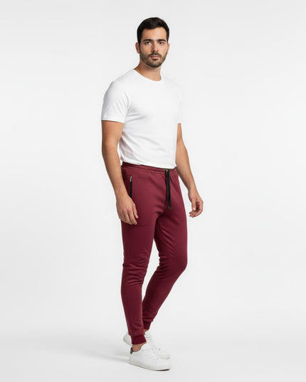 Jogger Hombre Esencial Vinotinto