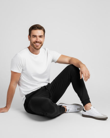 Jogger Hombre Negro Esencial