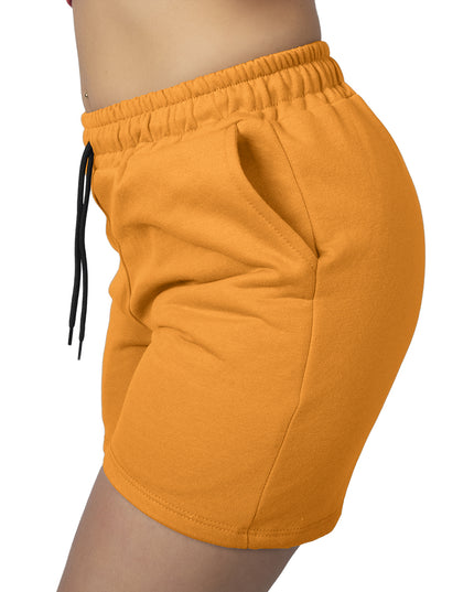 Pantaloneta para mujer en burda esencial mostaza
