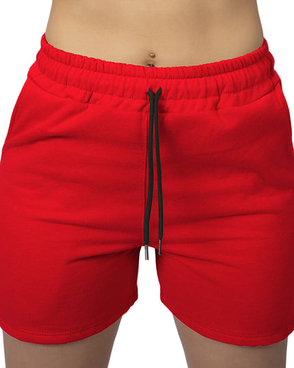 Pantaloneta para mujer en burda esencial roja