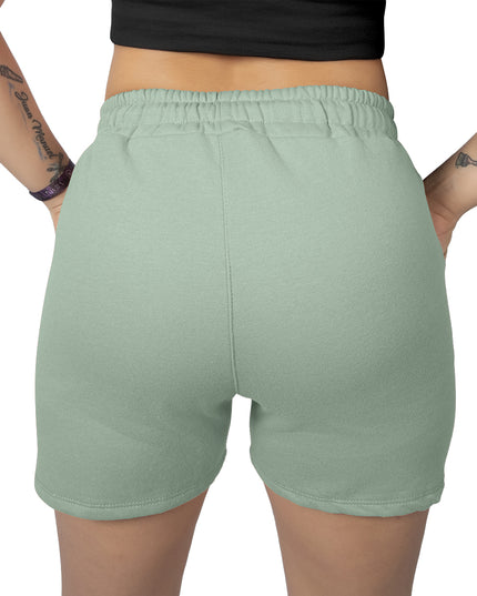Pantaloneta para mujer en burda esencial verde oliva