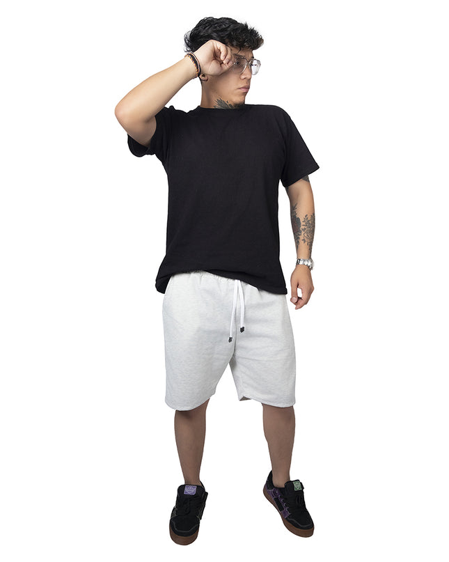 Pantaloneta para hombre en algodon esencial avena