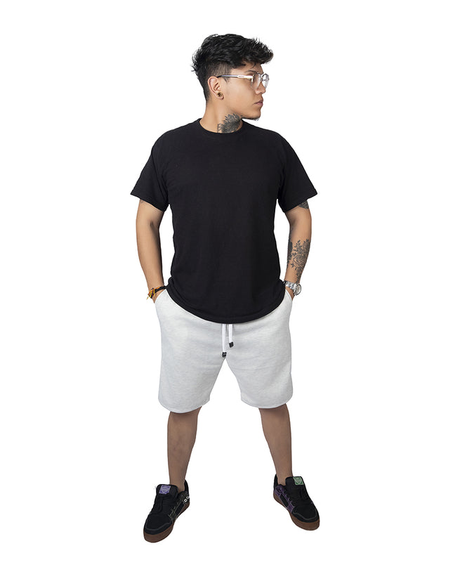 Pantaloneta para hombre en algodon esencial avena