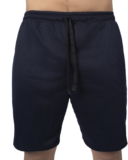 Pantaloneta para hombre en algodon esencial azul oscuro
