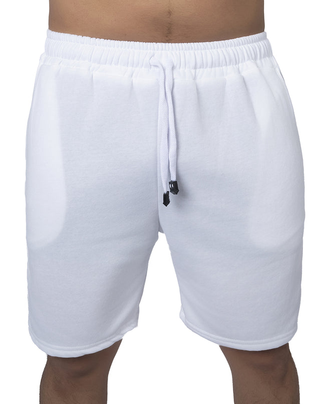 Pantaloneta para hombre en burda blanca