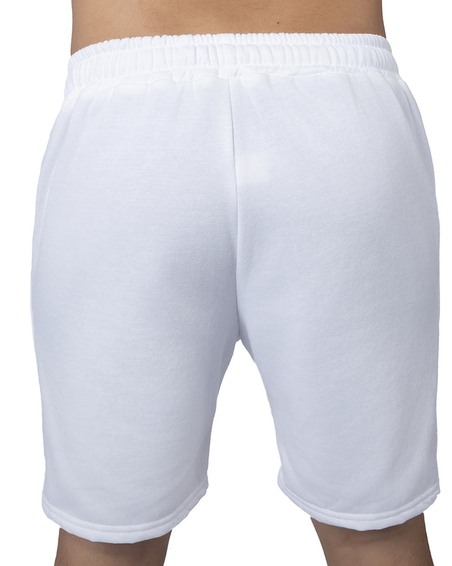 Pantaloneta para hombre en burda blanca