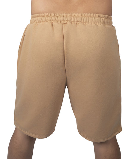 Pantaloneta para hombre en algodon esencial camel