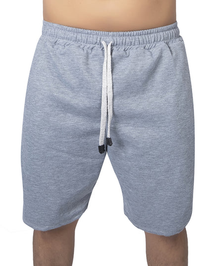 Pantaloneta para hombre en burda gris claro