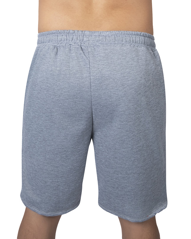 Pantaloneta para hombre en burda gris claro