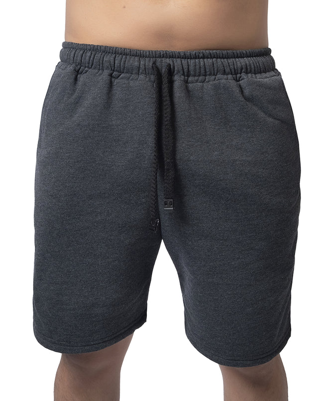 Pantaloneta para hombre en burda gris oscuro