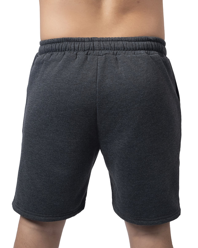 Pantaloneta para hombre en burda gris oscuro