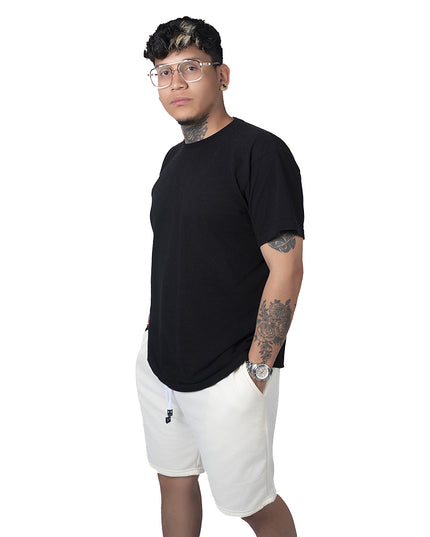 Pantaloneta para hombre en algodon esencial marfil