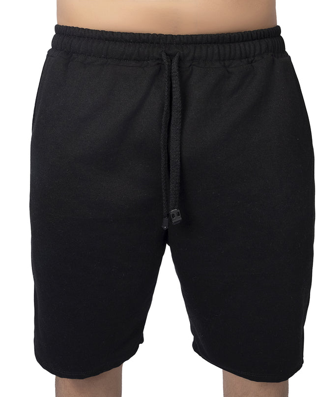 Pantaloneta para hombre en burda negro