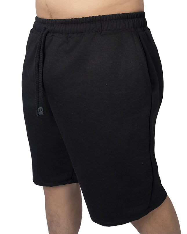 Pantaloneta para hombre en burda negro