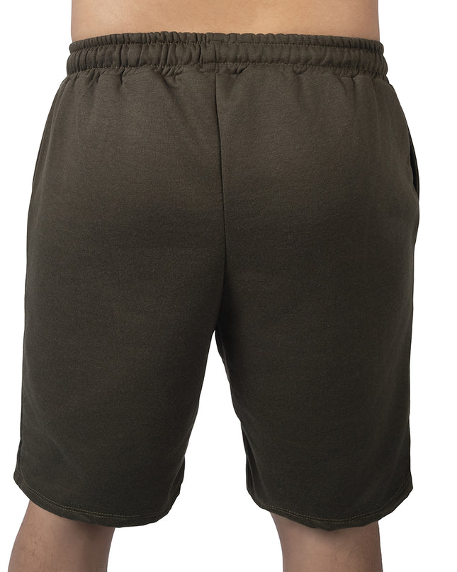 Pantaloneta para hombre en burda verde militar