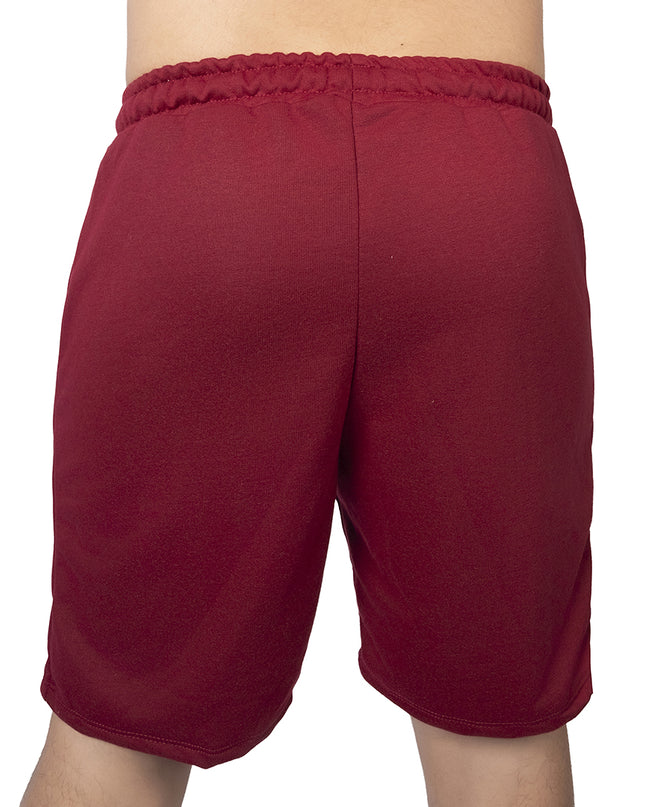 Pantaloneta para hombre en burda vinotinto