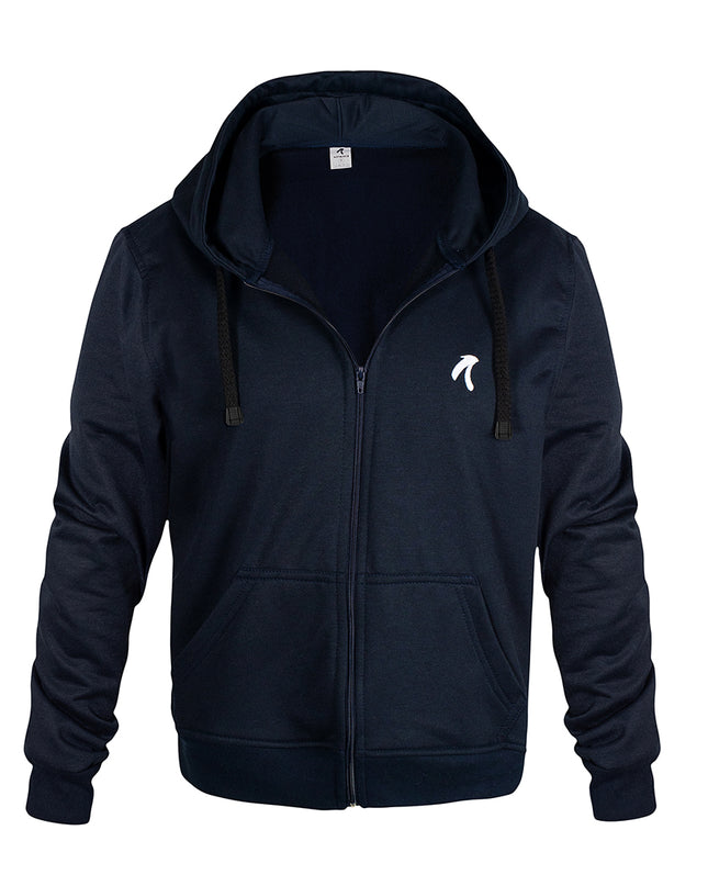 Chaqueta con capucha para hombre azul oscuro esencial